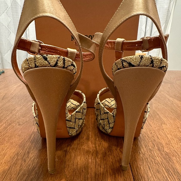 Missoni Lurex Platform Slingback Heel, Size 37.5 EUR / 7.5 US RUN SMALL - NWT - Picture 4 of 11